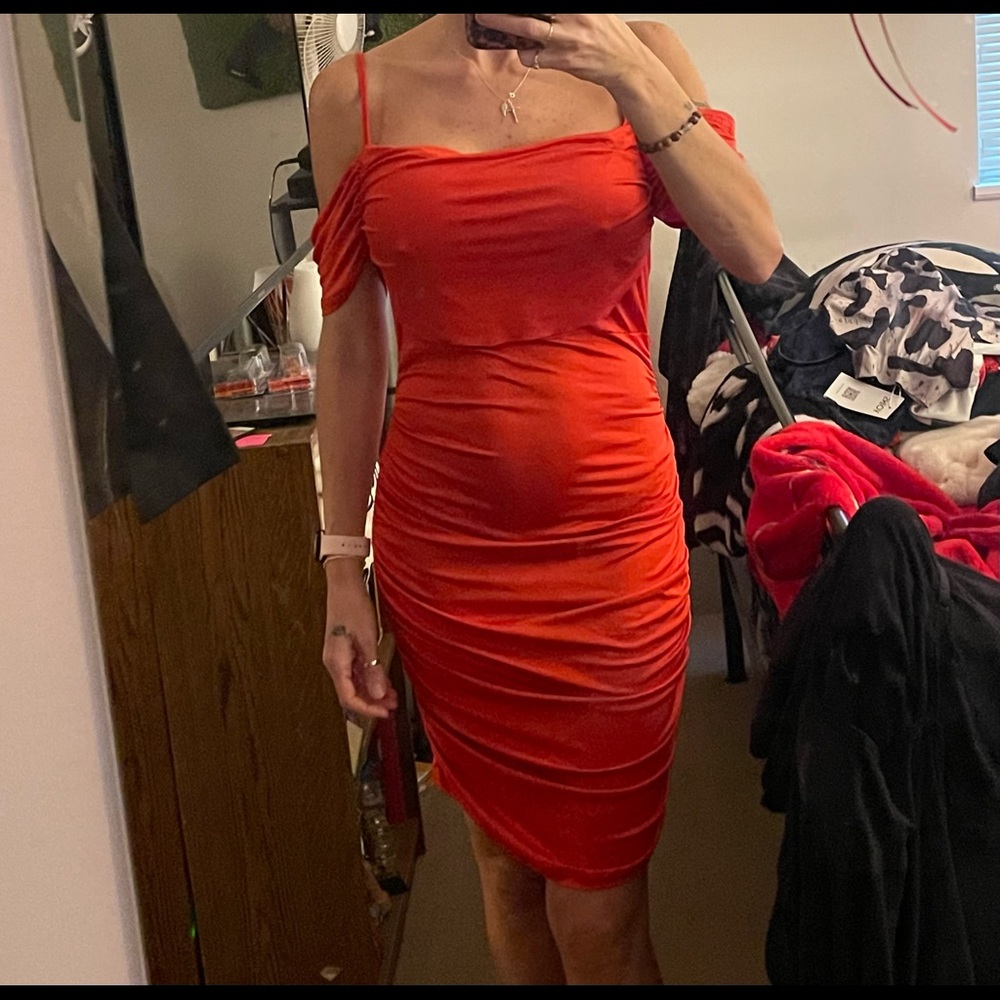 Red dress
